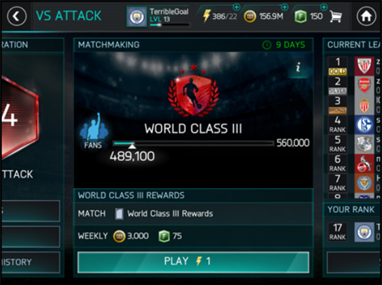 FIFA Mobile VS Attack