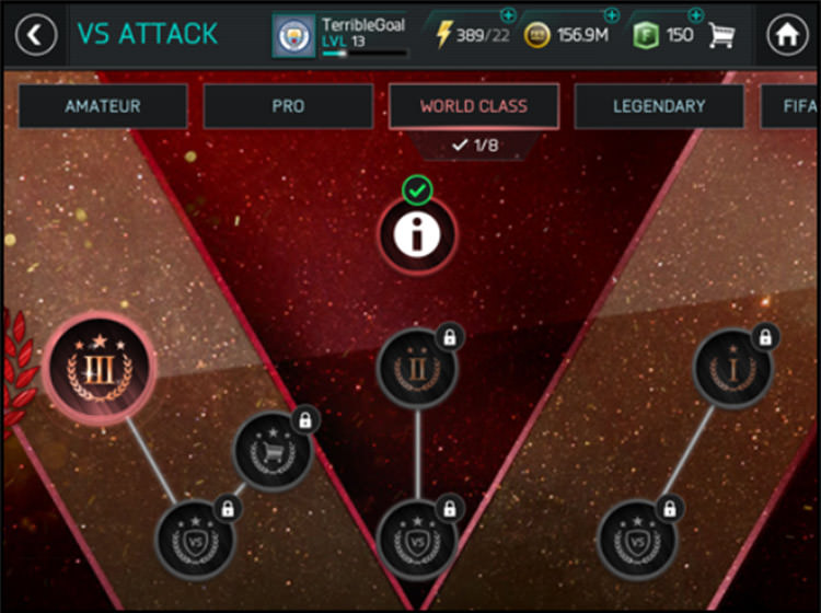 FIFA Mobile VS Attack Rewards