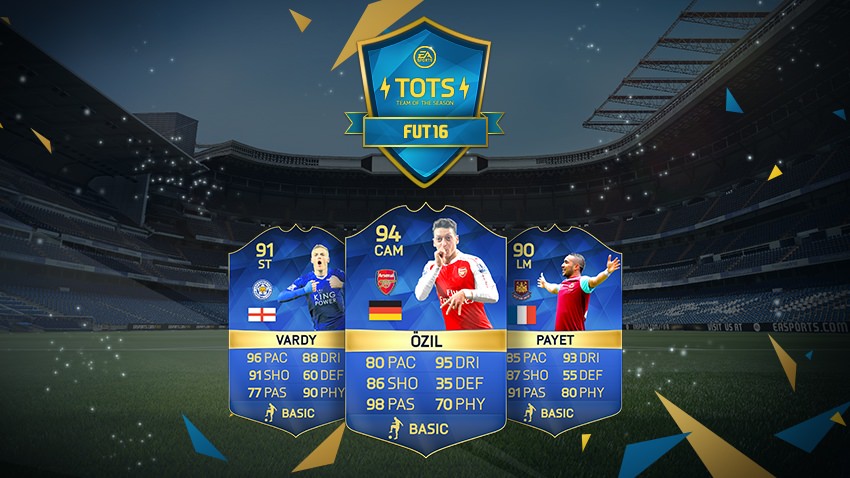 FIFA 16 Ultimate Team - Team of the Season - Barclays Premier League