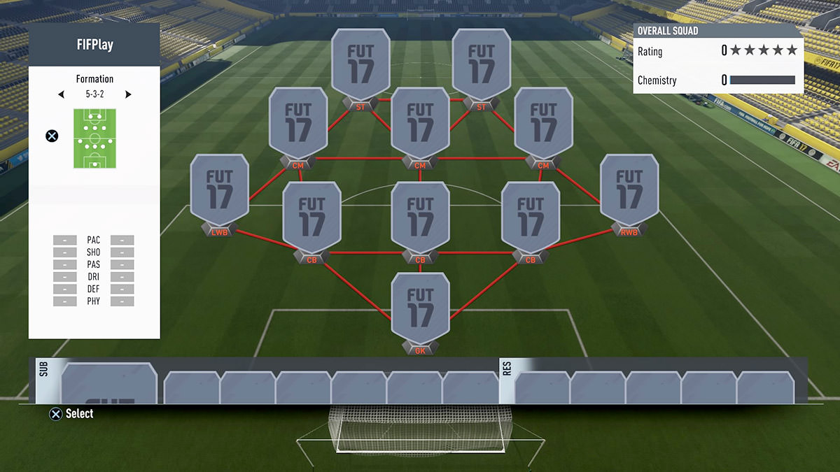 FIFA 17 Formation