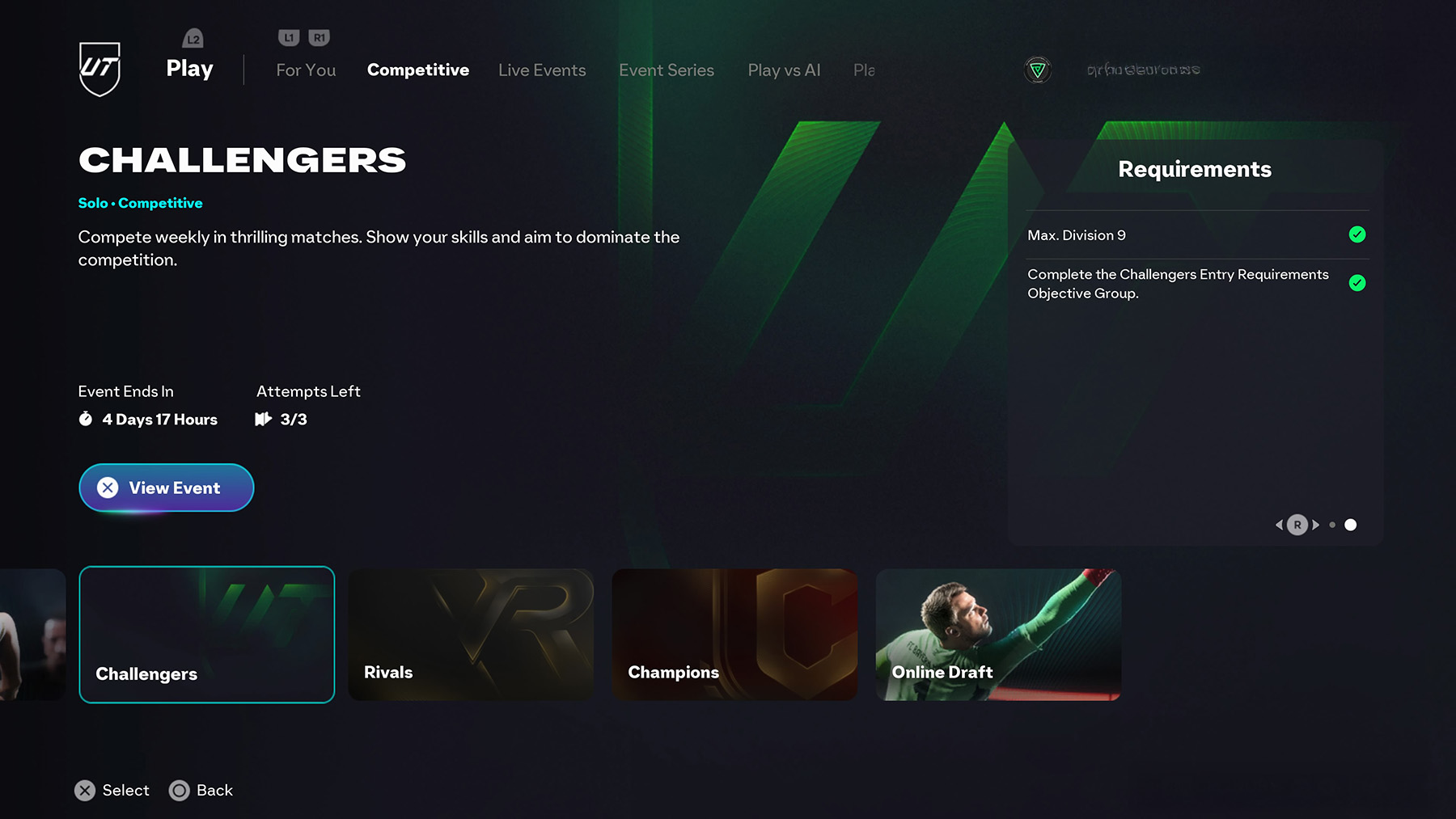 FC 26 FUT Challengers